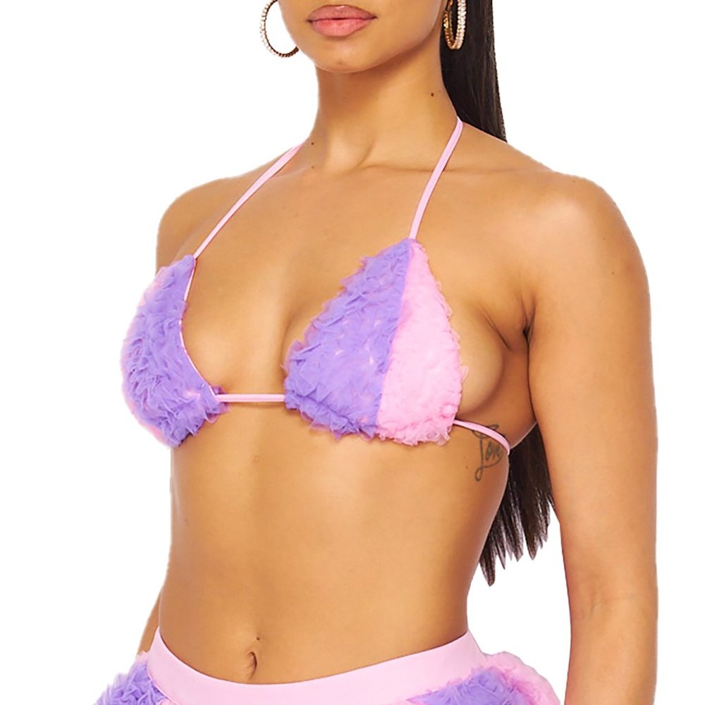 Cotton Candy Dream Tulle Bra Top
